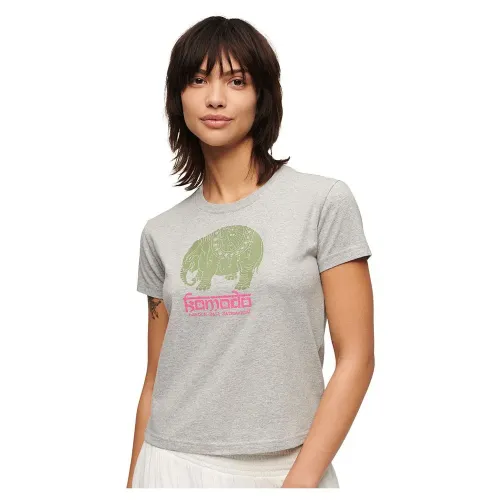 슈퍼드라이 Hathi Fitted 반팔 티셔츠 140473764