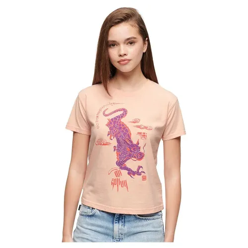 슈퍼드라이 Kailash Dragon Fitted 반팔 티셔츠 140473765