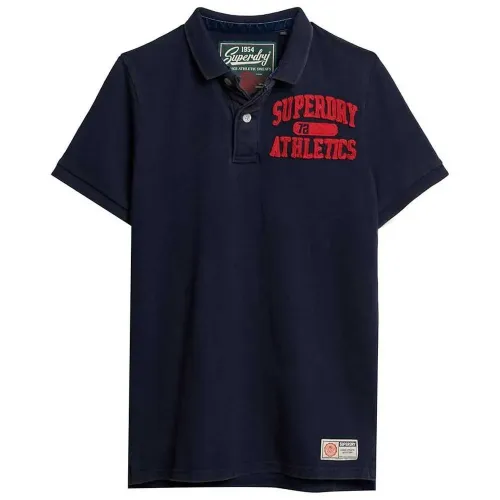 슈퍼드라이 빈티지 Athletic 반팔 폴로 셔츠 140473822