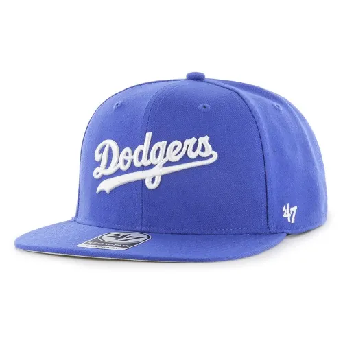 47 MLB Los Angeles Dodgers No Shot Script Under CAPTAIN 모자 140515588