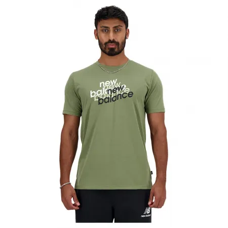 뉴발란스 Sport Essentials Heathertech Graphic 반팔 티셔츠 140541735
