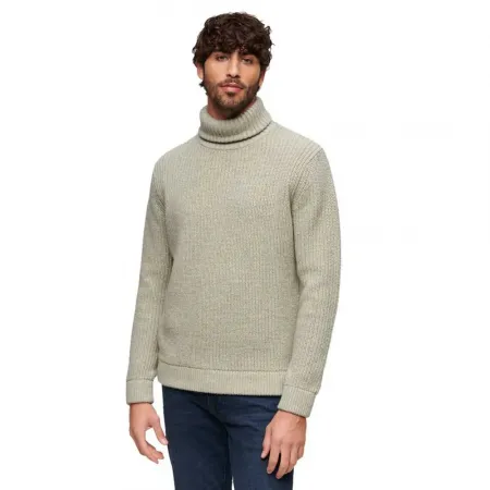 슈퍼드라이 Merchant Textured 하이넥 스웨터 140549282