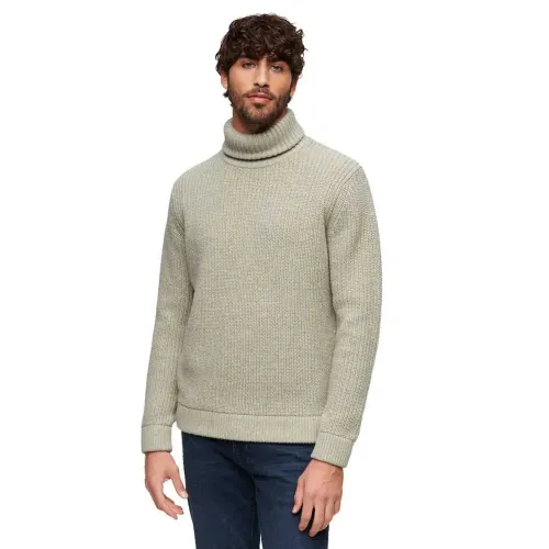 슈퍼드라이 Merchant Textured 하이넥 스웨터 140549282