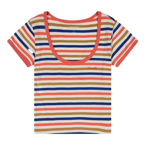 랭글러 112350310 Scoop Neck Ringer 반팔 티셔츠 140577341