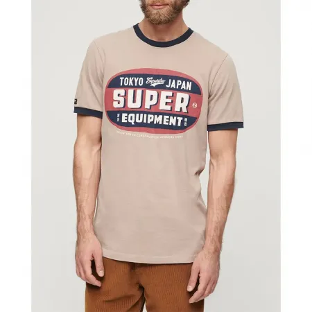슈퍼드라이 Ac Ringer Workwear Graphic 반팔 티셔츠 140587802