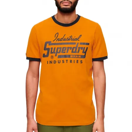 슈퍼드라이 Ac Ringer Workwear Graphic 반팔 티셔츠 140587803