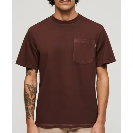 슈퍼드라이 Contrast Stitch Pocket 반팔 티셔츠 140587928