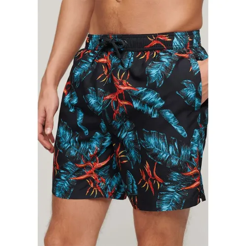 슈퍼드라이 Hawaiian Print 17인치 수영복 140588247