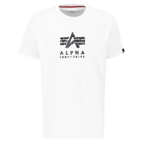 알파 인더스트리 Grunge Logo T 반팔 티셔츠 140589499