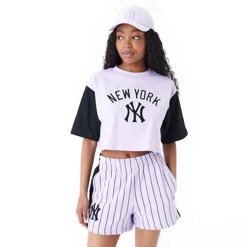 뉴에라 MLB Lifestyle Crop New York Yankees 반팔 티셔츠 140595752