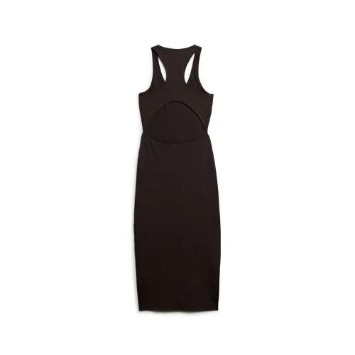 슈퍼드라이 Scoop Neck Jersey Midi 드레스 140603974
