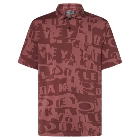 오클리 APPAREL Ransom Jacquard 반팔 폴로 셔츠 140753342