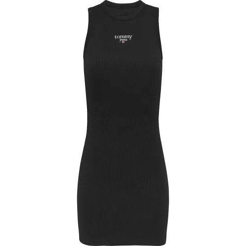 타미힐피거 Ess 로고 1 Bodycon 민소매 짧은 드레스 140910145