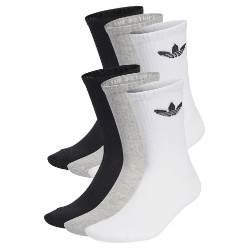 아디다스 Trefoil Cushion 크루 양말 6 켤레 141019239