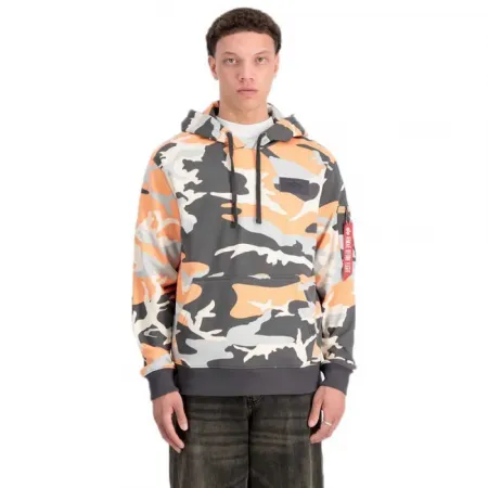 알파 인더스트리 Back Print Camo 후드티 141044982