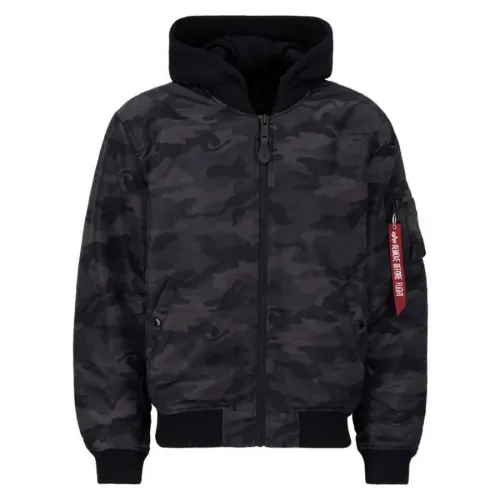 알파 인더스트리 Ma-1 Zh Back Emb Camo 봄버 자켓 141045268
