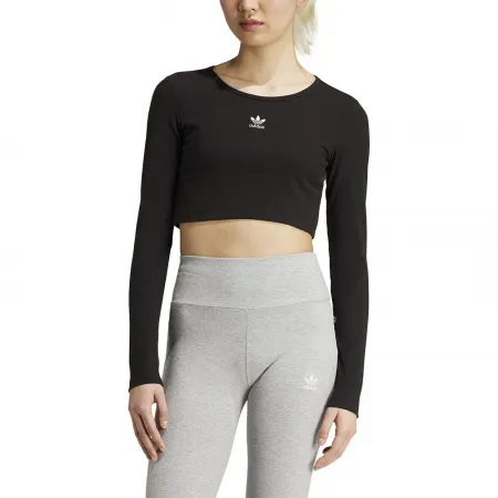 아디다스 에센셜s Ribbed Crop 긴팔 상의 141050878