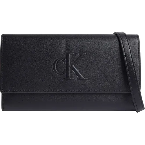 캘빈클라인 Sculpted Long Fold Strap De보스 지갑 141052204