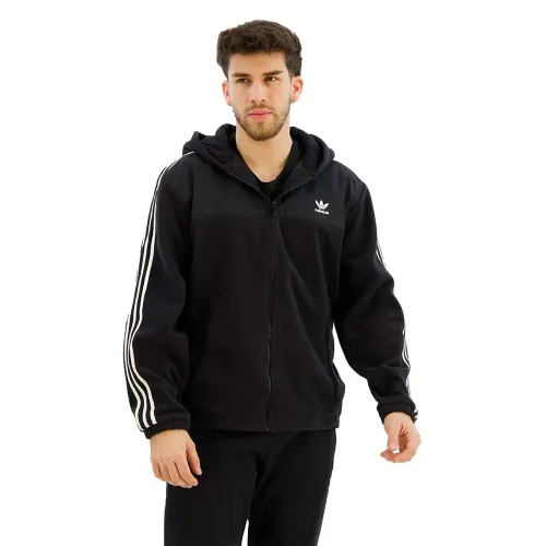 아디다스 Adicolor 3 Stripes Teddy Fleece 풀지퍼 스웨터 141082579