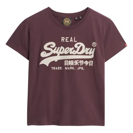 슈퍼드라이 Embroidered Vl Fitted 반팔 티셔츠 141110359