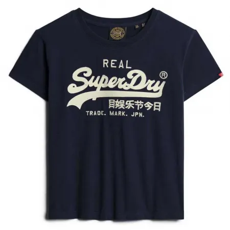 슈퍼드라이 Embroidered Vl Fitted 반팔 티셔츠 141110360