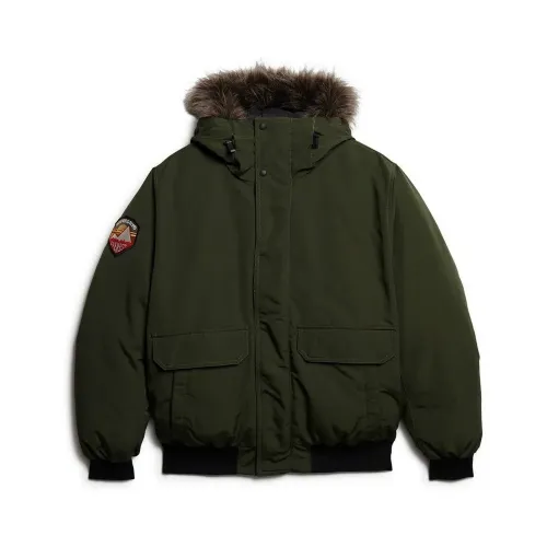슈퍼드라이 Everest Faux Fur 봄버 자켓 141110467