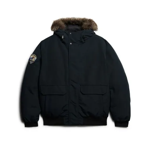 슈퍼드라이 Everest Faux Fur 봄버 자켓 141110468
