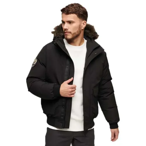 슈퍼드라이 Everest Faux Fur 봄버 자켓 141110469