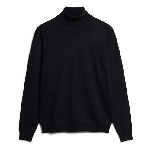 슈퍼드라이 Merino 하이넥 스웨터 141110664