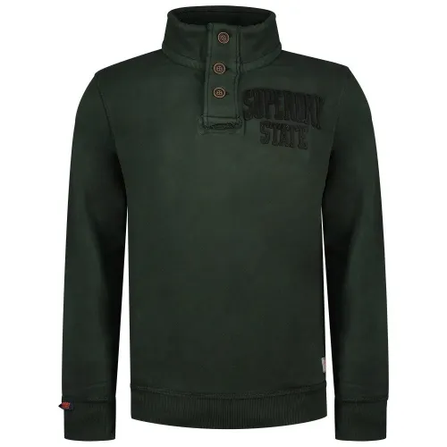 슈퍼드라이 빈티지 Athletic Henley 스웨터 141111028