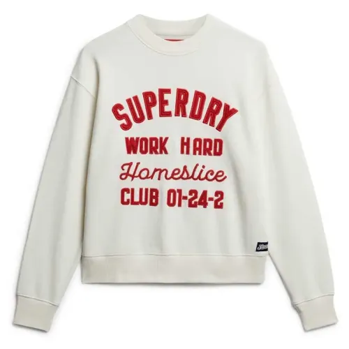 슈퍼드라이 Workwear Embroiderer Loose 스웨터 141111109