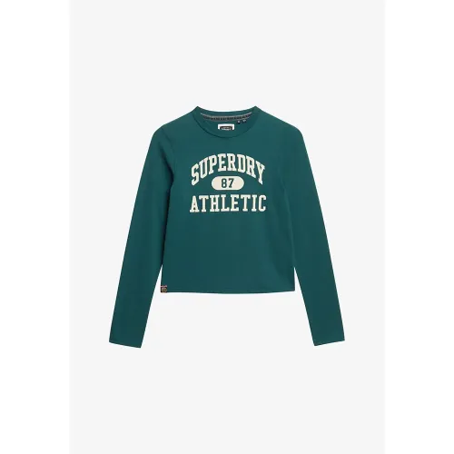 슈퍼드라이 Athletic Ringer Slim 긴팔 티셔츠 141112972