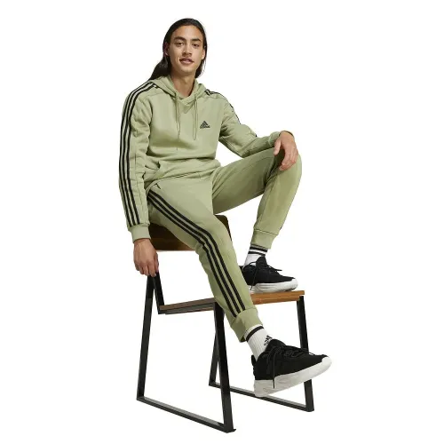 아디다스 Essentials Fleece 3 Stripes Tapered Cuff 조거바지 141126422
