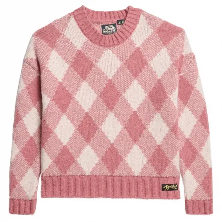 슈퍼드라이 Argyle Pattern 스웨터 141197850