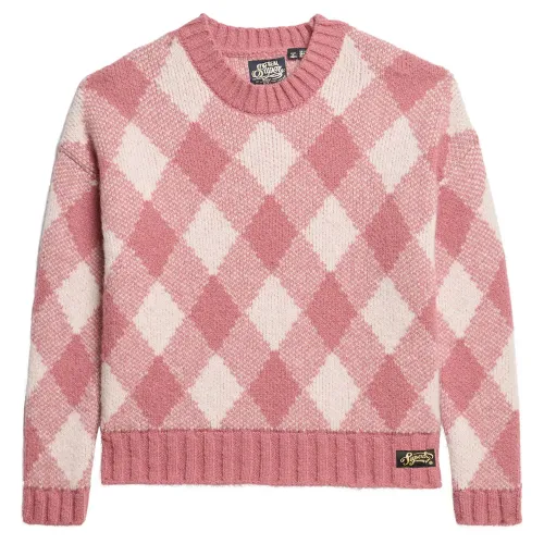 슈퍼드라이 Argyle Pattern 스웨터 141197850