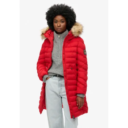슈퍼드라이 Fuji Faux Fur 자켓 141198085