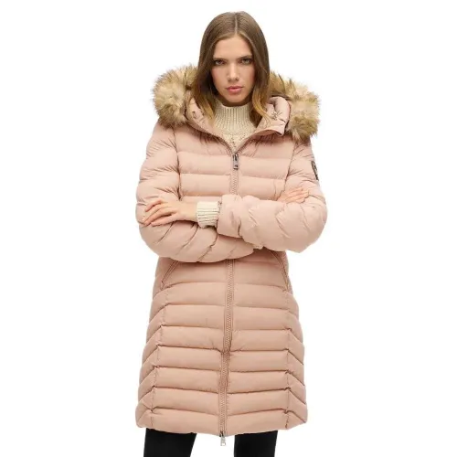 슈퍼드라이 Fuji Faux Fur 자켓 141198086