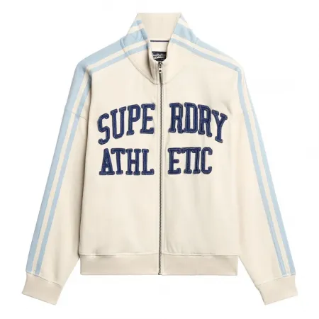 슈퍼드라이 Athletic Applq Loose 풀지퍼 스웨터 141305082