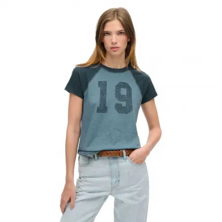 슈퍼드라이 Athletic Raglan 반팔 티셔츠 141305088