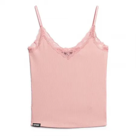 슈퍼드라이 Essential Lace Trim Cami 민소매 티셔츠 141305130