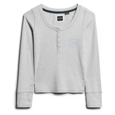 슈퍼드라이 Athletic Button 긴팔 티셔츠 141398449