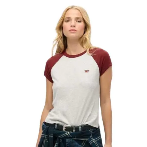 슈퍼드라이 Essential 로고 Raglan 반팔 티셔츠 141398482