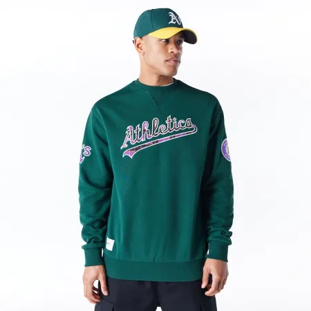 뉴에라 MLB Infill 오버핏 Oakland Athletics 후드티 141414754
