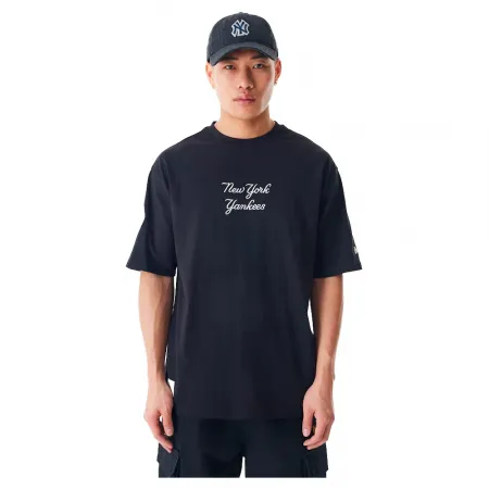 뉴에라 MLB Tartan 오버핏 뉴욕 양키즈 반팔 티셔츠 141414772
