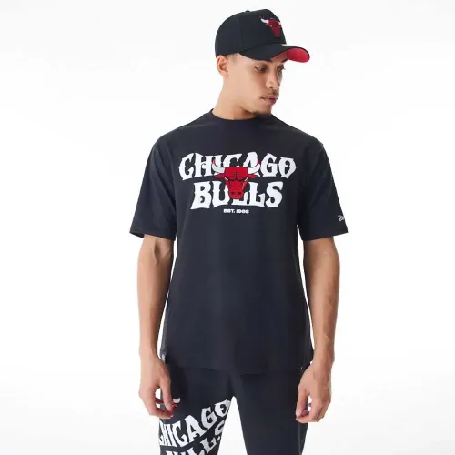 뉴에라 NBA Cf Grphc 오버핏 시카고 불스 반팔 티셔츠 141414784