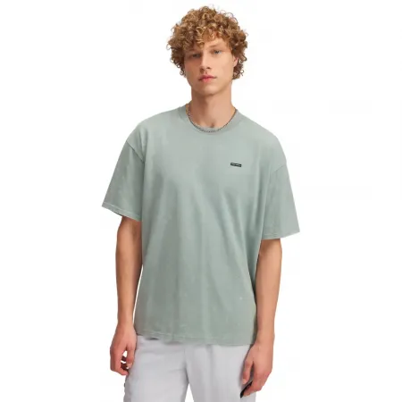 언더아머 HeavyWeight Oversized 로고 Wash 반팔 티셔츠 141474728