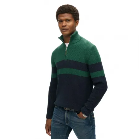 슈퍼드라이 클래식 Henley 하프 지퍼 스웨터 141483659