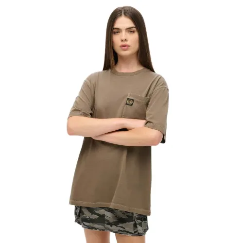 슈퍼드라이 Contrast Stitch Pocket 반팔 티셔츠 141483670