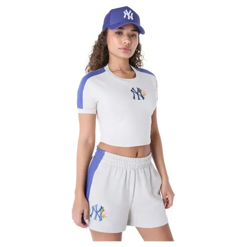 뉴에라 MLB Floral Crop New York Yankees 반팔 티셔츠 141491031
