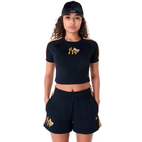 뉴에라 MLB Floral Crop New York Yankees 반팔 티셔츠 141491032